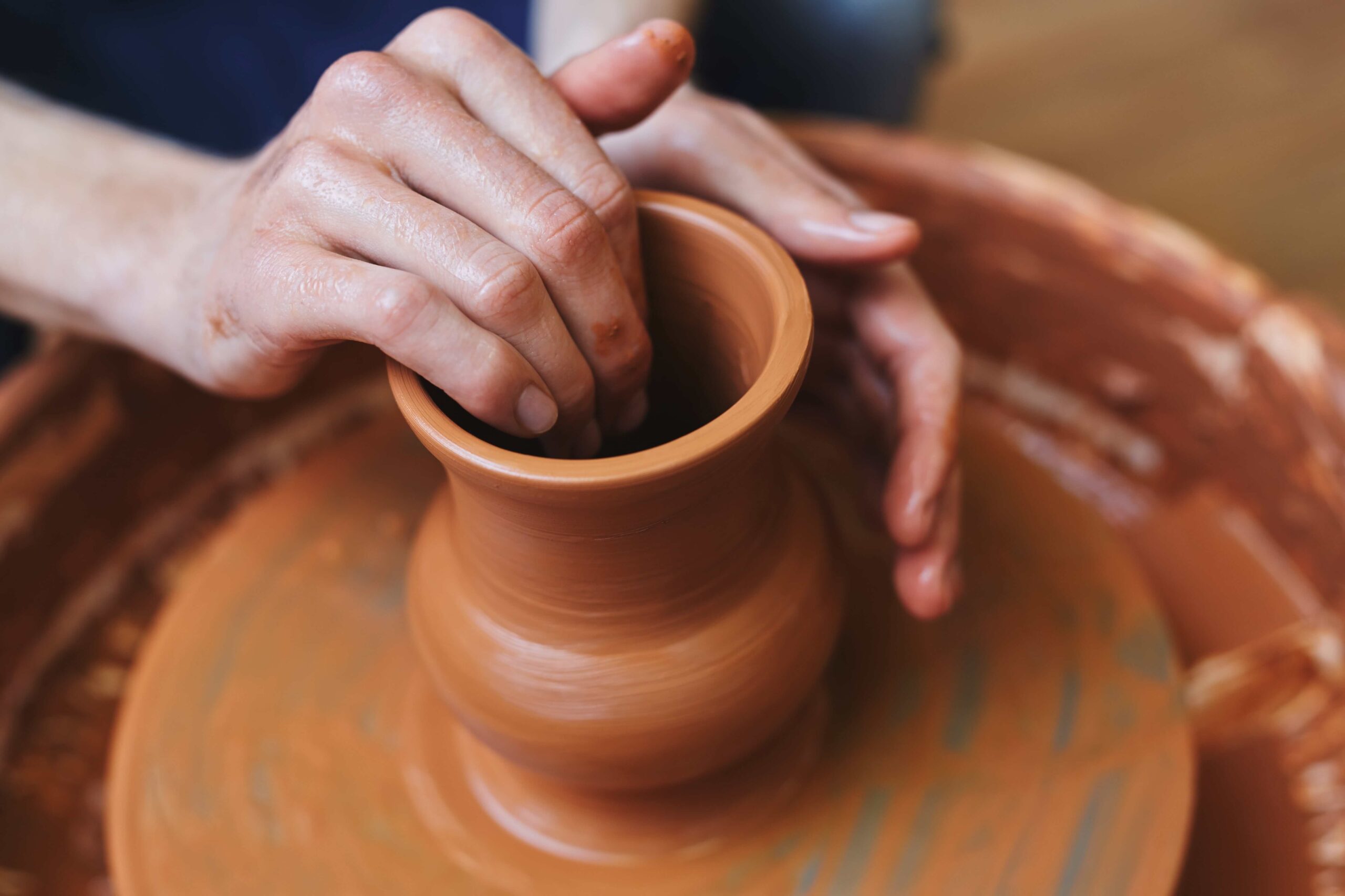 Clay pot for plants